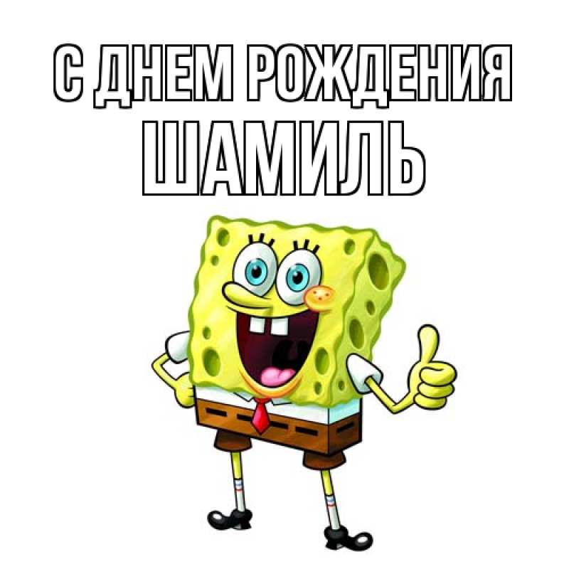 Картинка С днем рождения, Шамиль