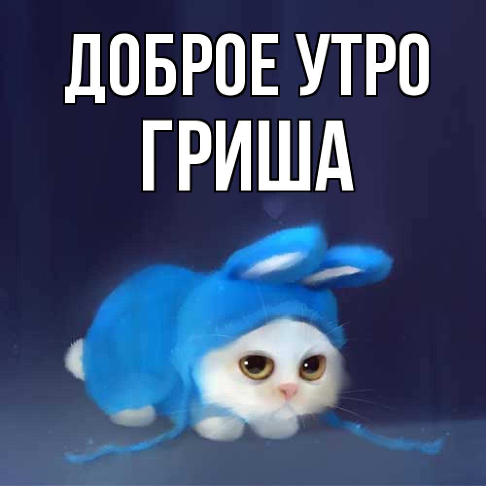 Открытка на каждый день с именем, Гриша Доброе утро открытки красивые скачать бесплатно Прикольная открытка с пожеланием онлайн скачать бесплатно 