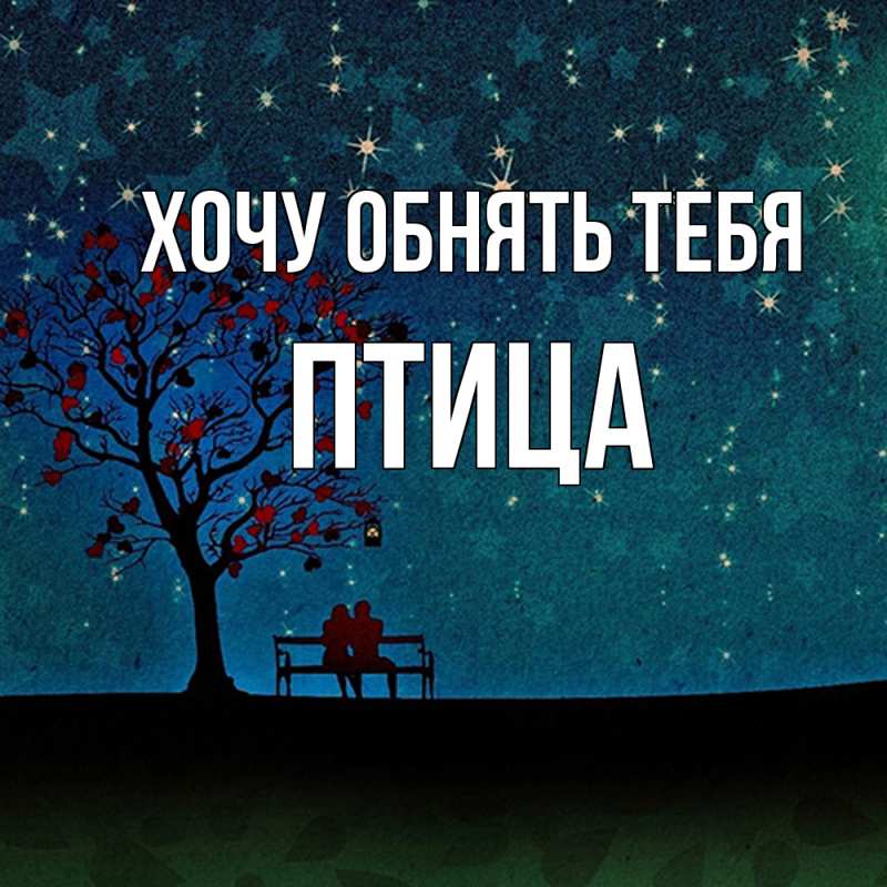 Картинка Хочу обнять тебя, Птица